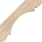 Ekena Millwork 5 1/2"W x 14"D x 14"H Olympic Smooth Knee Brace, Douglas Fir BRC06X14X14OLY00SDF - alternate 4